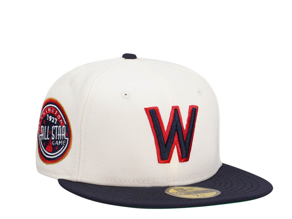 New Era Washington Senators All Star Game 1937 Chrome Two Tone Throwback Edition 59Fifty Fitted Hat