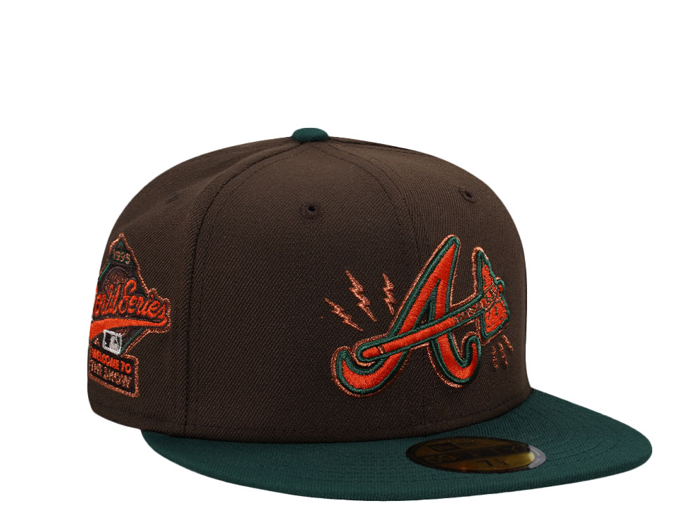 New Era Atlanta Braves World Series 1995 Electric BNB Two Tone Edition 59Fifty Fitted Hat