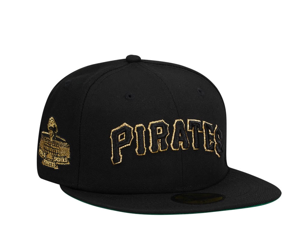 New Era Pittsburgh Pirates World Series 1971 Black Gold Throwback Edition 59Fifty Fitted Hat