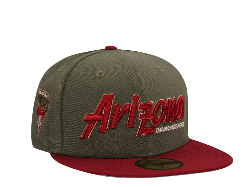 New Era Arizona Diamondbacks Olive Two Tone Edition 59Fifty Fitted Hat