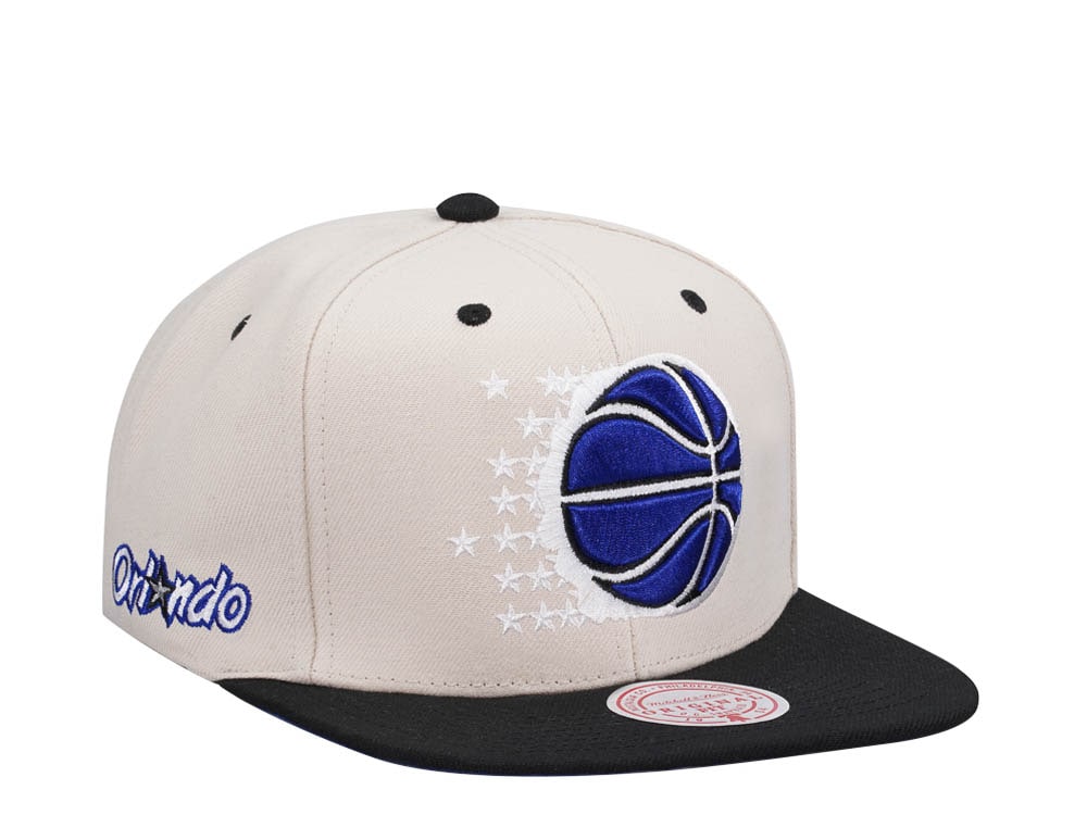 Mitchell & Ness Orlando Magic Sail Off White Two Tone Snapback Hat