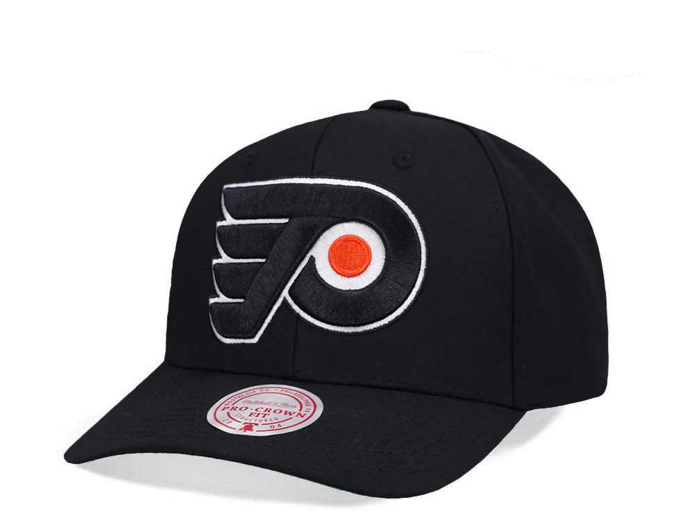 Mitchell & Ness Philadelphia Flyers Team Ground 2.0 Pro Black Snapback Hat