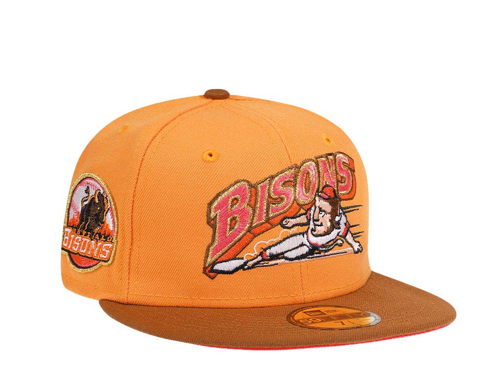 New era outlet bisons fitted hat