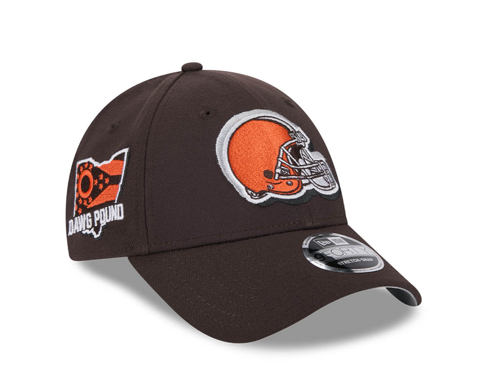 New Era Cleveland Browns NFL24 Draft 9Forty Stretch Snapback Hat