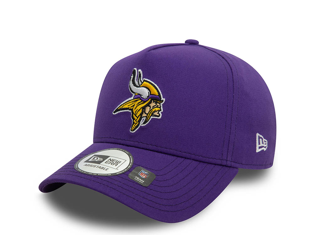 New Era Minnesota Vikings Purple A Frame Snapback Hat