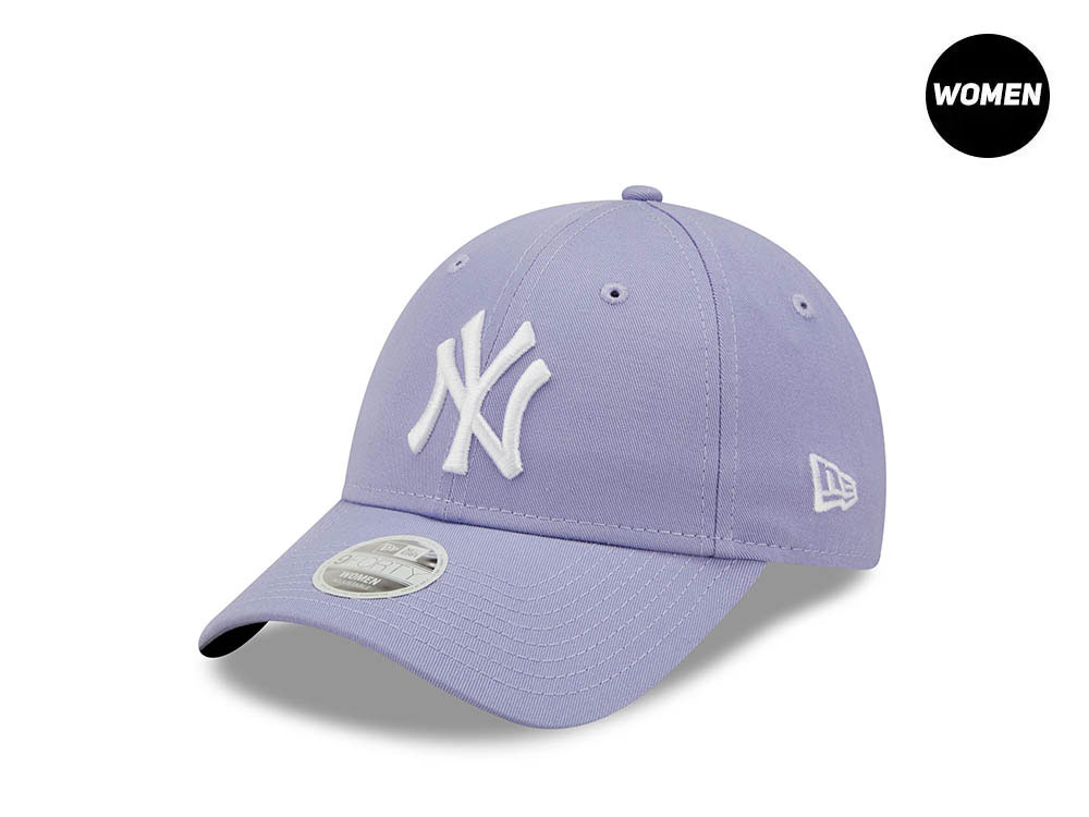 New Era New York Yankees League Essential Lavender Womens 9Forty Snapback Hat