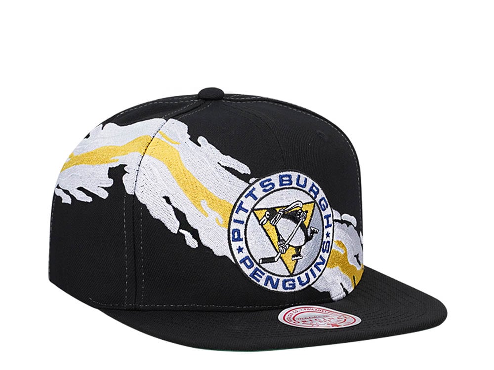 Mitchell & Ness Pittsburgh Penguins Vintage Paintbrush Snapback Hat