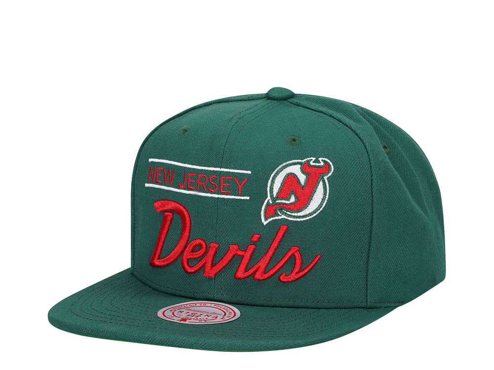 Mitchell & Ness New Jersey Devils Lock Up Vintage Snapback Hat