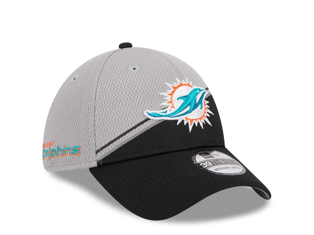 New Era Miami Dolphins NFL Sideline 2023 39Thirty Stretch Hat