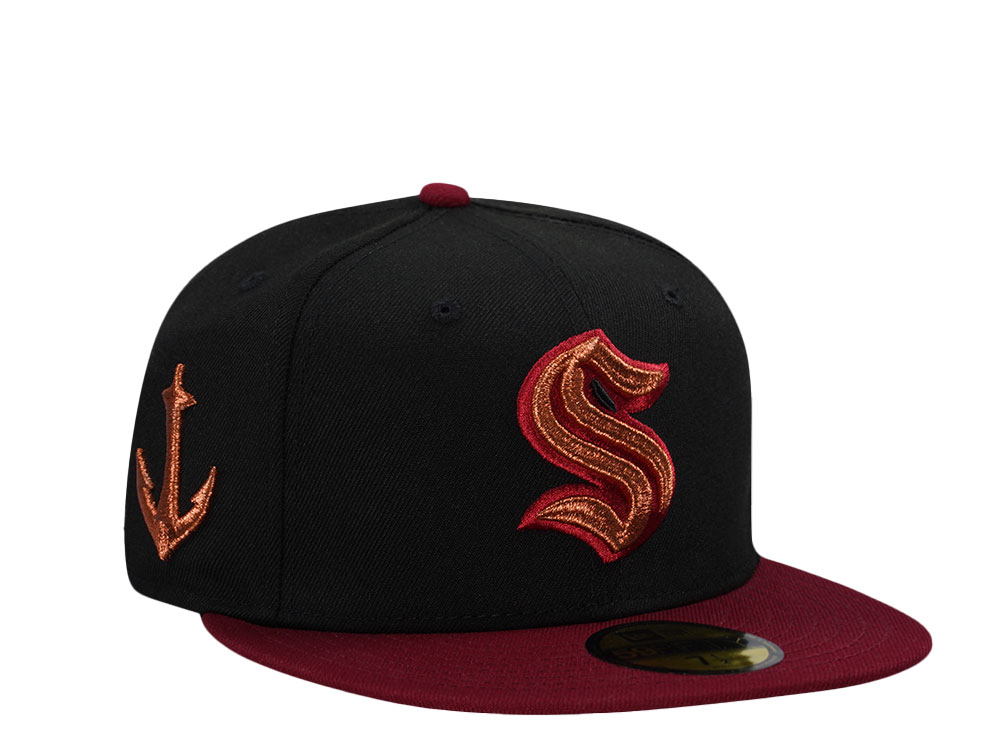 New Era Seattle Kraken Colorflip Two Tone Edition 59Fifty Fitted Hat