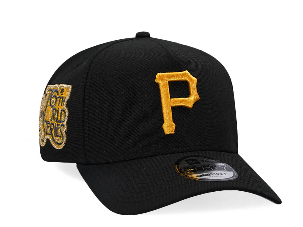 New Era Pittsburgh Pirates World Series 1979 Black Gold A Frame 9Forty Snapback Hat