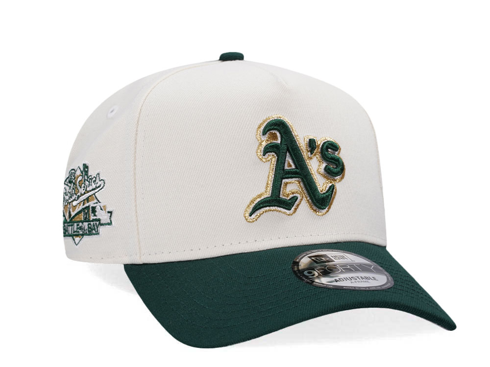 New Era Oakland Athletics World Series 1985 Chrome Two Tone Edition A Frame Snapback Hat