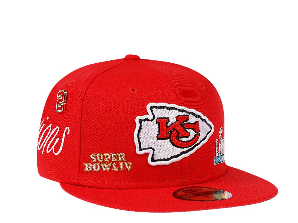 New Era Kansas City Chiefs Historicchamps Red 59Fifty Fitted Hat