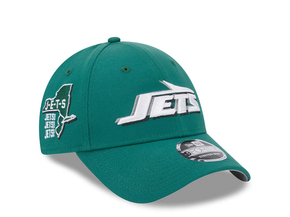 New Era New York Jets NFL24 Draft 9Forty Stretch Snapback Hat