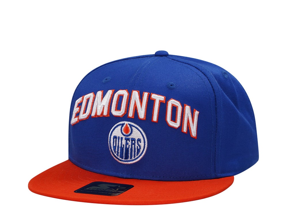 Starter Edmonton Oilers Faceoff Two Tone Snapback Hat