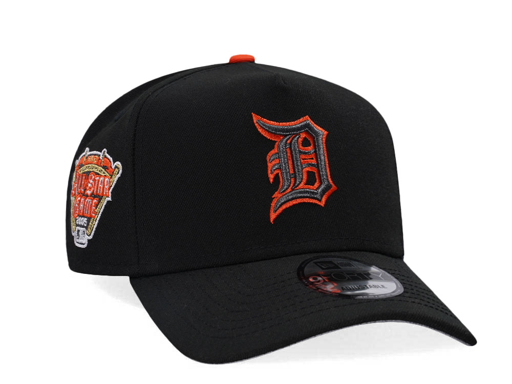 New Era Detroit Tigers Black Classic Edition A Frame Snapback Hat