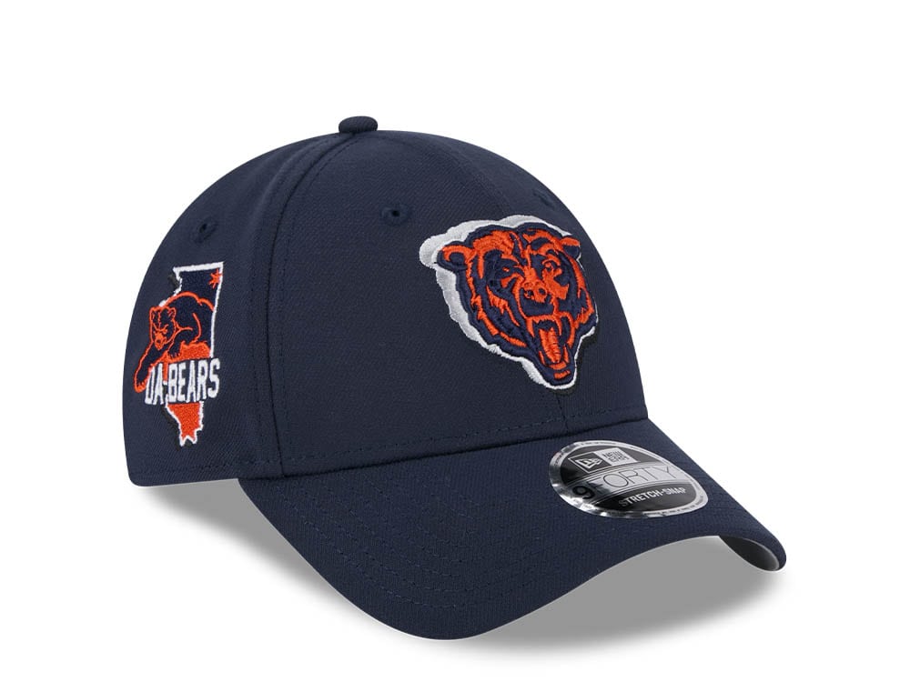 New Era Chicago Bears NFL24 Draft 9Forty Stretch Snapback Hat