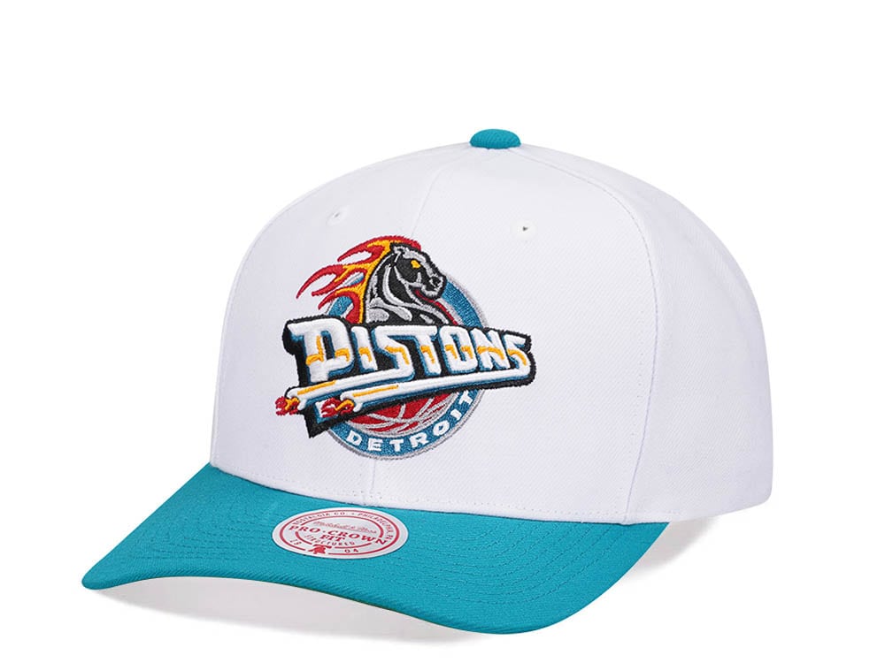 Mitchell & Ness Detroit Pistons Team Two Tone 2.0 Pro Snapback Hat