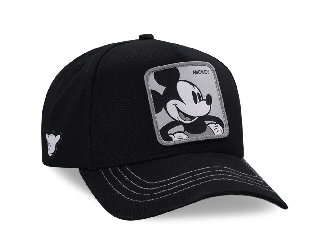 Capslab Disney Mickey Mouse Black Trucker Snapback Hat