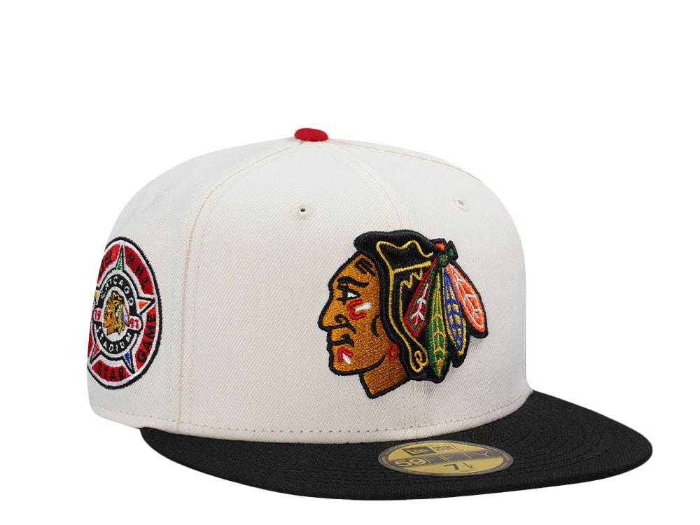 New Era Chicago Blackhawks All Star Game 1991 Chrome Two Tone Edition 59Fifty Fitted Hat