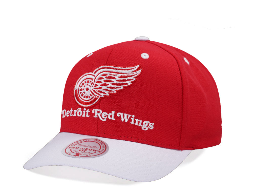 Mitchell & Ness Detroit Red Wings Two Tone Pro Crown Fit Snapback Hat