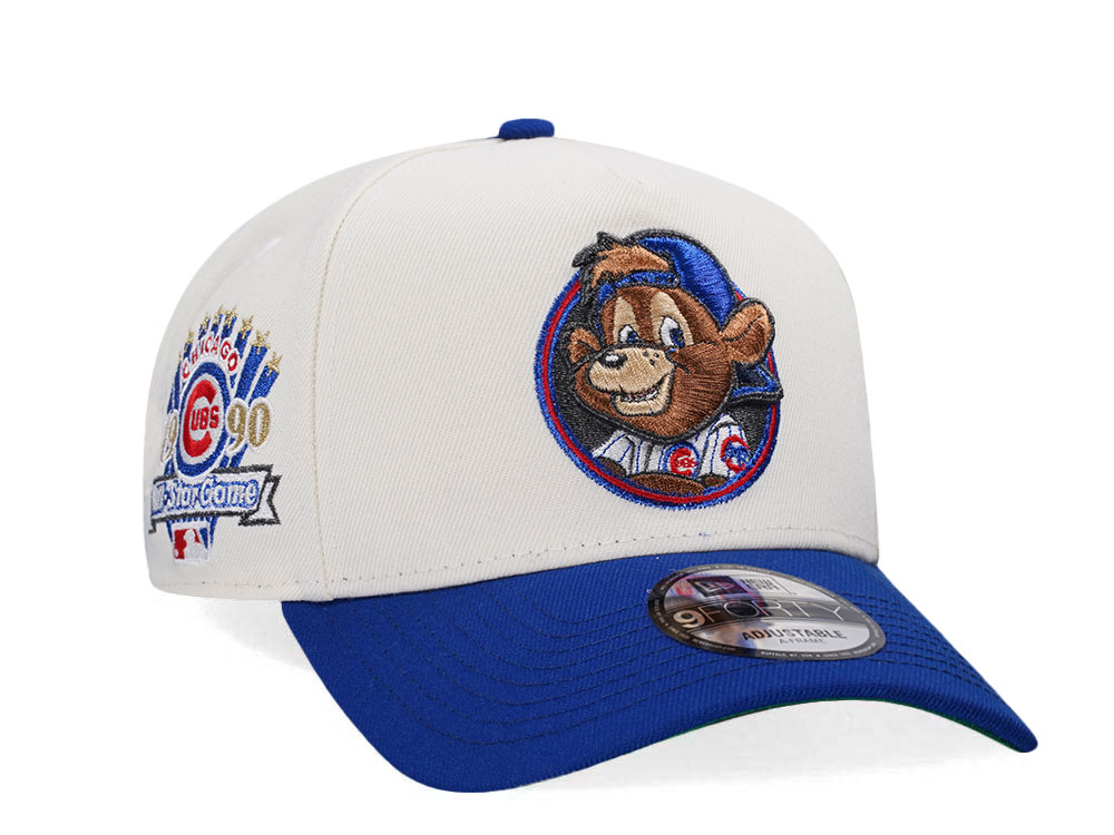 New Era Chicago Cubs All Star Game 1990 Chrome Two Tone Edition A Frame Snapback Hat