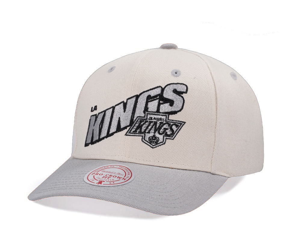 Mitchell & Ness Los Angeles Kings Chrome Two Tone Pro Crown Fit Snapback Hat