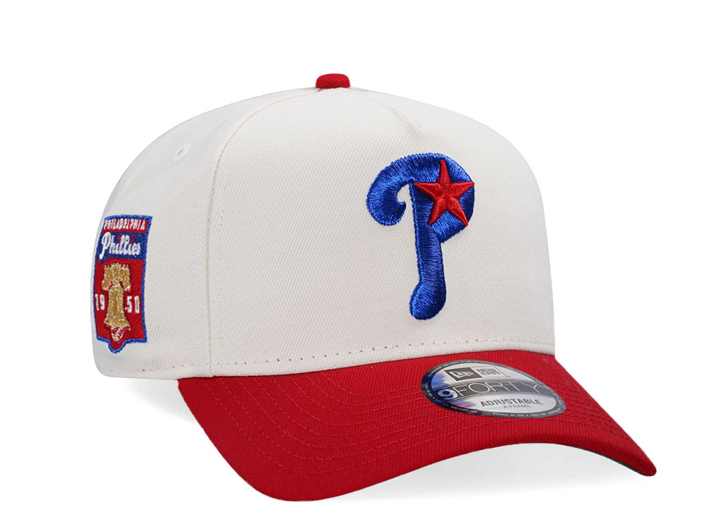 New Era Philadelphia Phillies Chrome Two Tone Edition A Frame 9Forty Snapback Hat