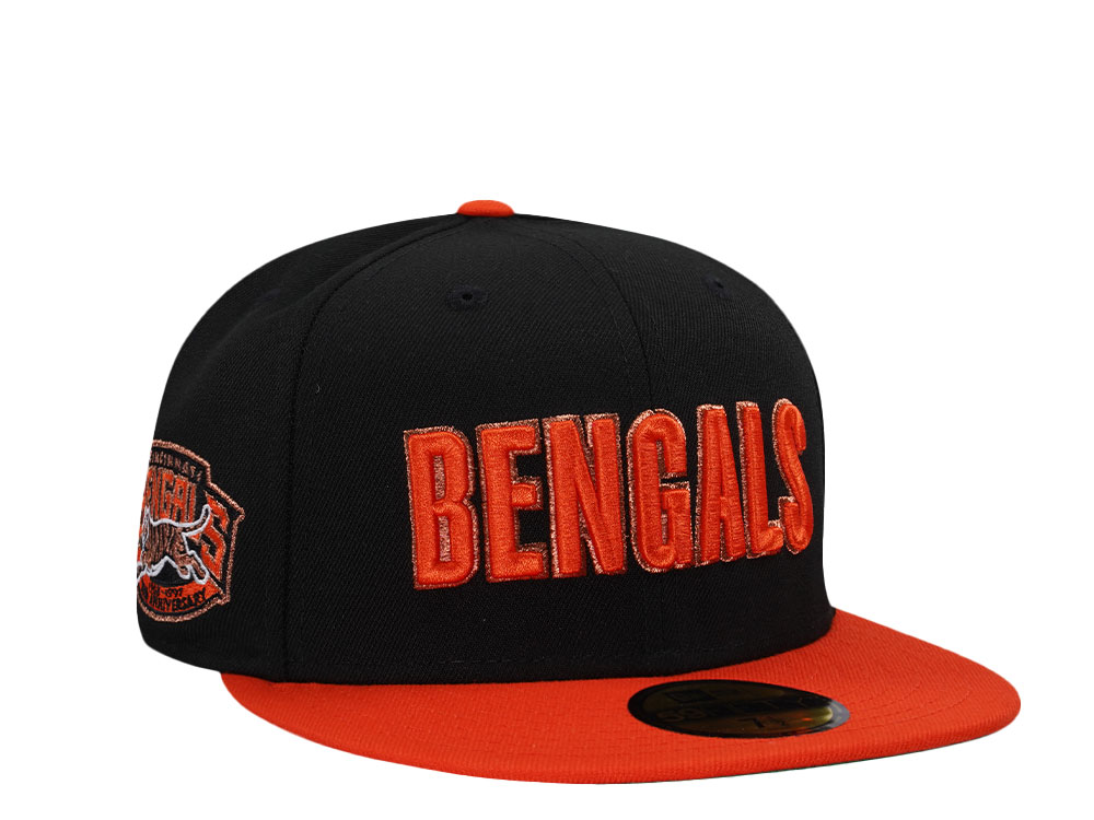 New Era Cincinnati Bengals 30th Anniversary Prime Two Tone Edition 59Fifty Fitted Hat