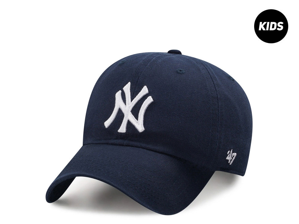 47Brand New York Yankees Navy Clean Up Kids Strapback Hat