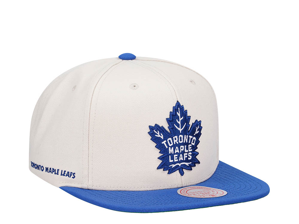 Mitchell & Ness Toronto Maple Leafs Vintage Off-White Snapback Hat