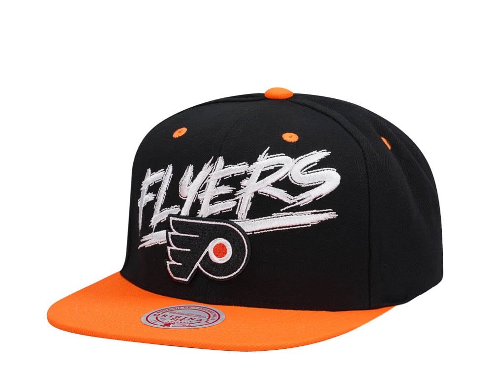 Mitchell & Ness Philadelphia Flyers Transcript Two Tone Snapback Hat