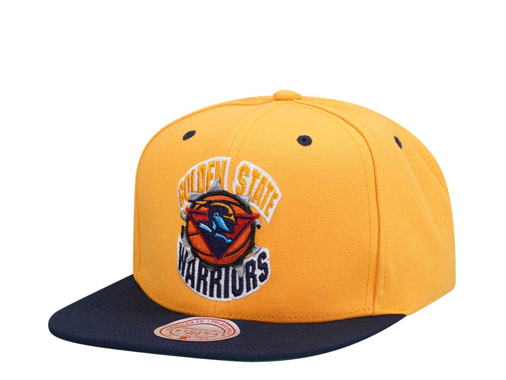 Mitchell & Ness Golden State Warriors Breakthrough Two Tone Snapback Hat