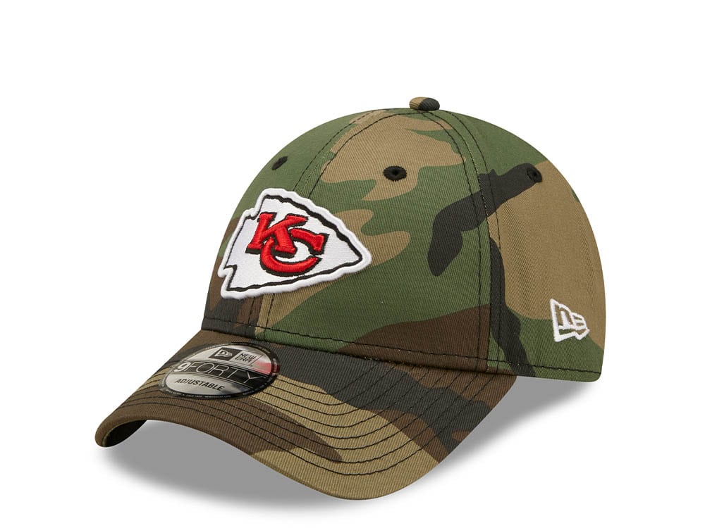 New Era Kansas City Chiefs Green Camo 9Forty Strapback Hat