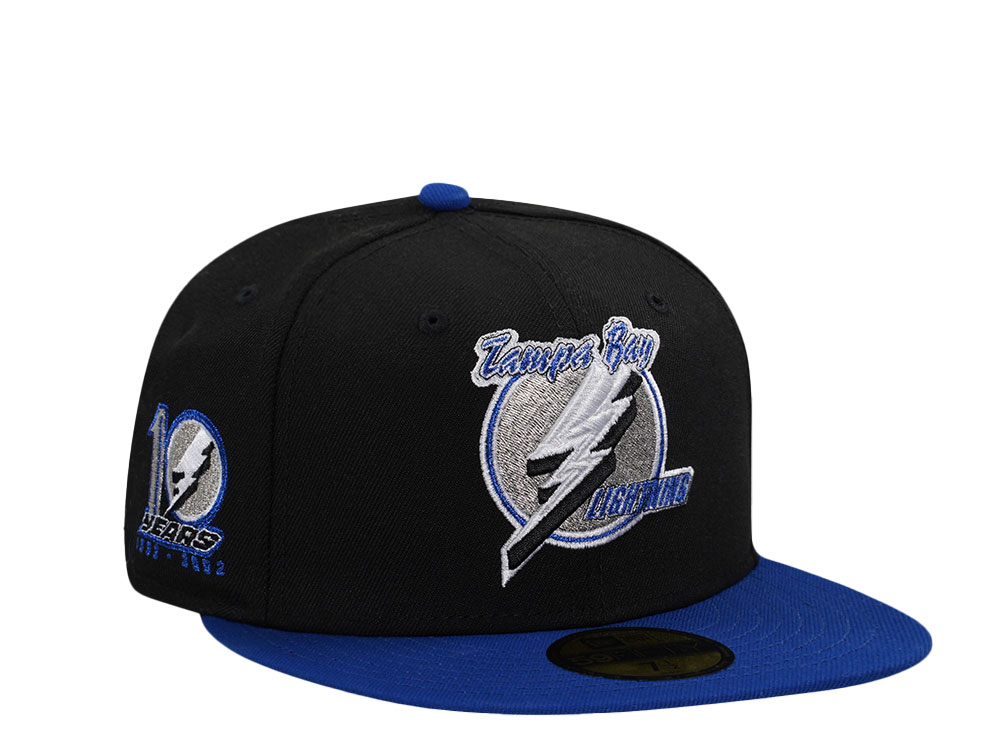 New Era Tampa Bay Lightning 10th Anniversary Throwback Two Tone Edition 59Fifty Fitted Hat