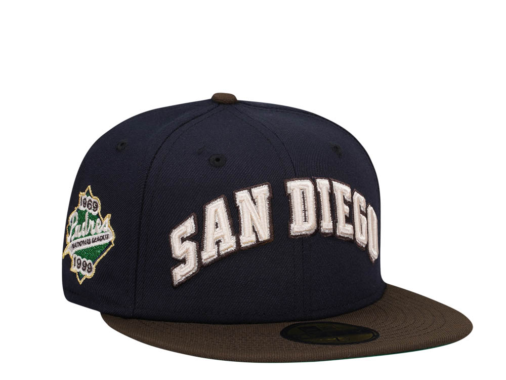 New Era San Diego Padres National League Anniversary Metallic Prime Two Tone Edition 59Fifty Fitted Hat