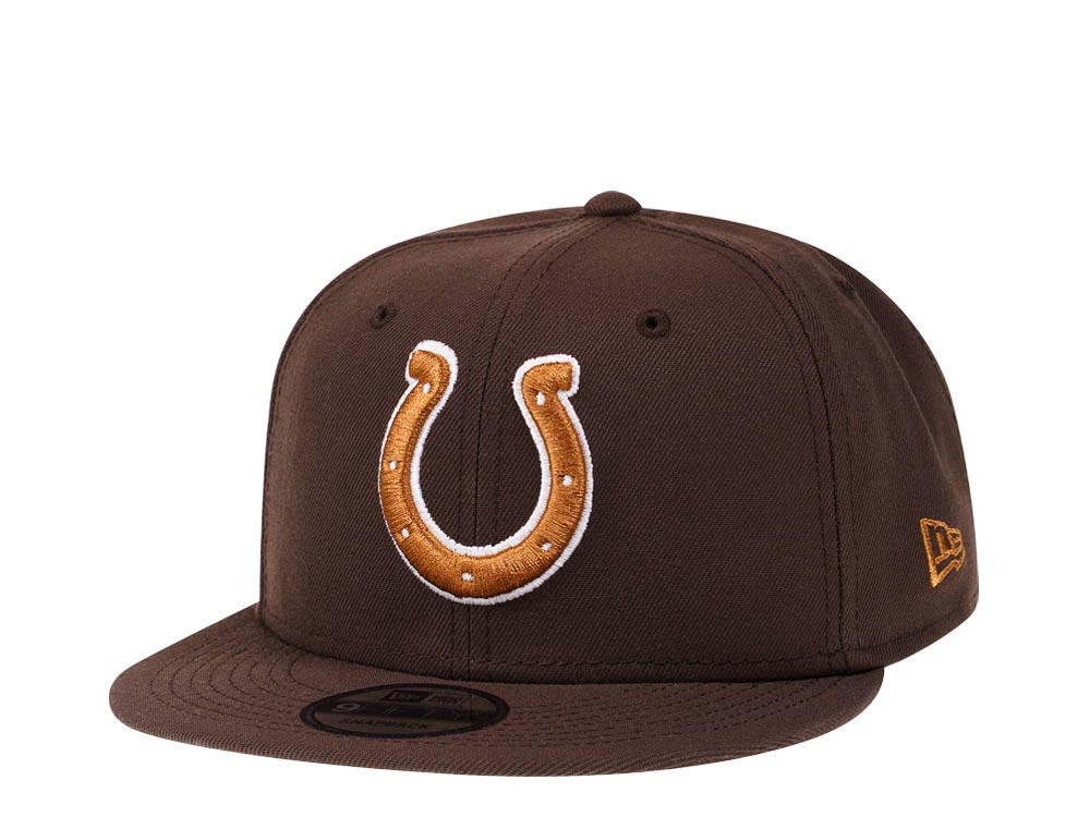 New Era Indianapolis Colts Brown Caramel Edition 9Fifty Snapback Hat