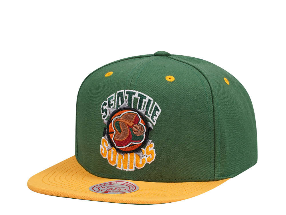 Mitchell & Ness Seattle Supersonics Breakthrough Two Tone Snapback Hat