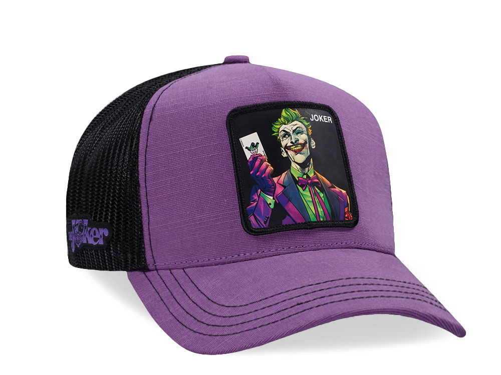 Capslab Comics Joker Trucker Snapback Hat