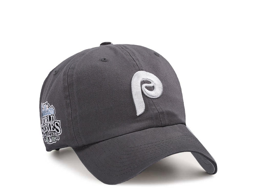 47Brand Philadelphia Phillies World Series Champions 2008 Graphite Clean up Strapback Hat