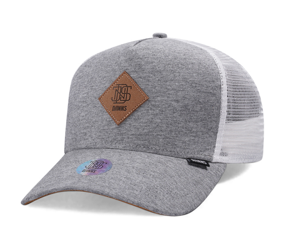 Djinns Jersey Gray White Trucker Snapback Hat