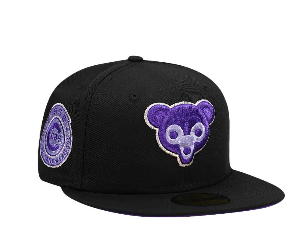 New Era Chicago Cubs All Star Game 1962 Black Purple Edition 59Fifty Fitted Hat