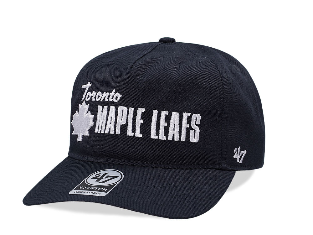 47Brand Toronto Maple Leafs Navy Shadow 47 Hitch Snapback Hat