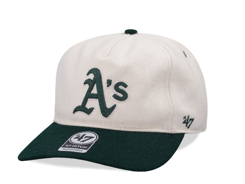 47Brand Oakland Athletics Natural Chain Stitch 47 Hitch Snapback Hat