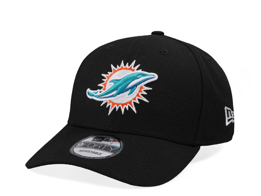 New Era Miami Dolphins Black Edition 9Forty Snapback Hat