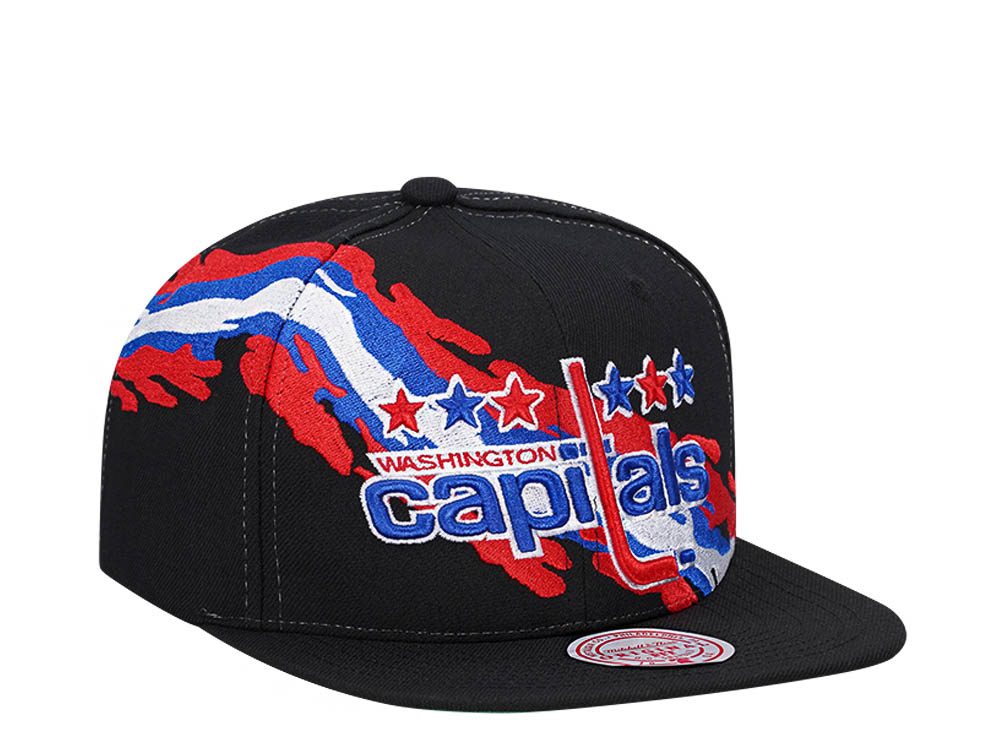 Mitchell & Ness Washington Capitals Vintage Paintbrush Snapback Hat