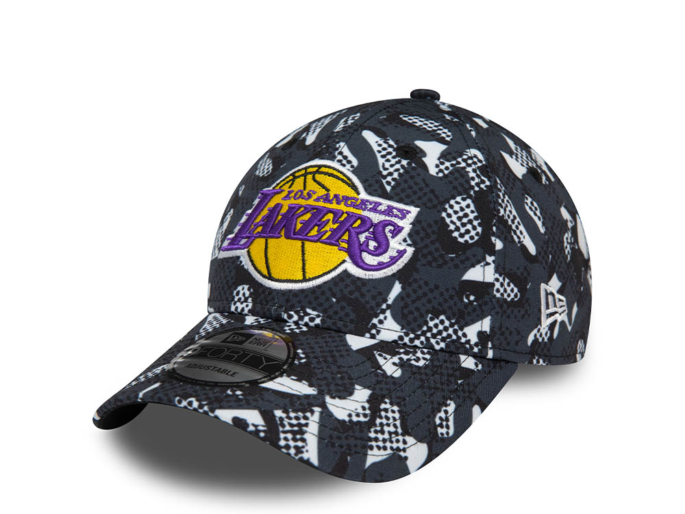 New Era Los Angeles Lakers Seasonal Print Edition 9Forty Snapback Hat