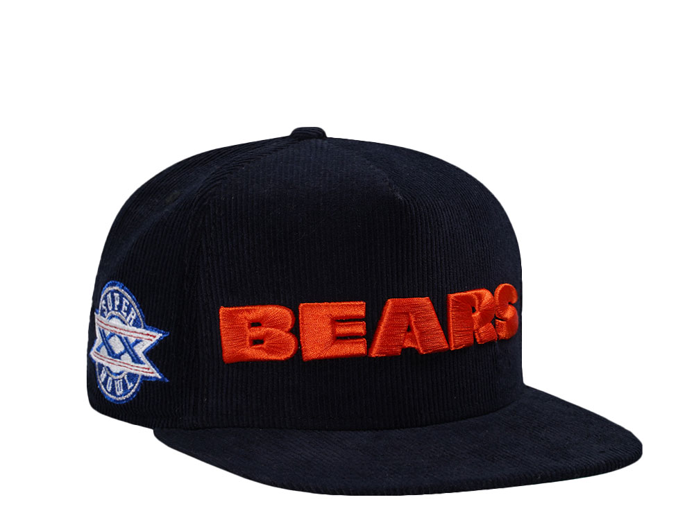 New Era Chicago Bears Corduroy Throwback Edition 59Fifty A Frame Fitted Hat