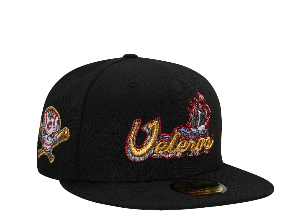 New Era Columbus Clippers Veleros Black Metallic Edition 59Fifty Fitted Hat