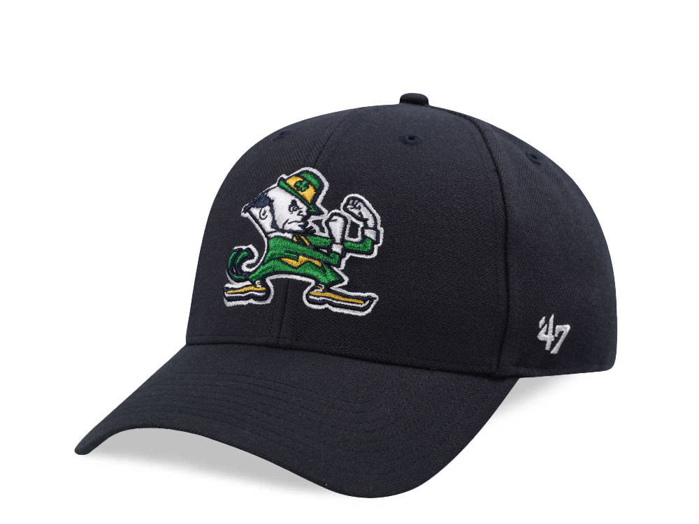 47Brand Notre Dame Fighting Irish Navy MVP Strapback Hat